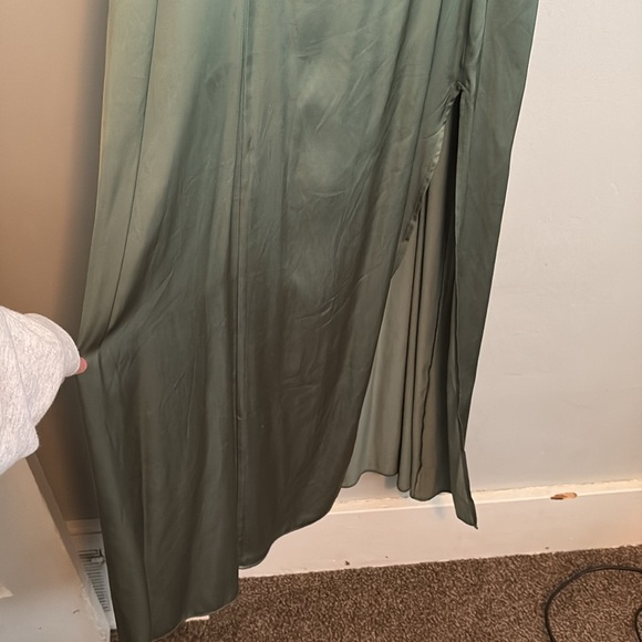 Abercrombie green Camille maxi dress - Picture 4 of 6